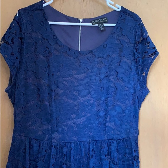 Forever 21+ Lace Overlay Dress - Picture 3 of 5
